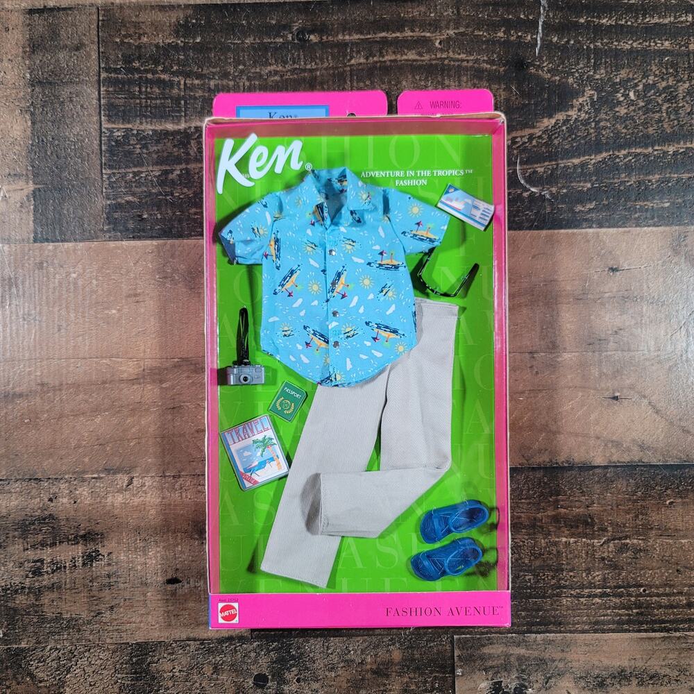 Barbie Fashion Avenue Ken Adventure in the Tropics Fashion 2002